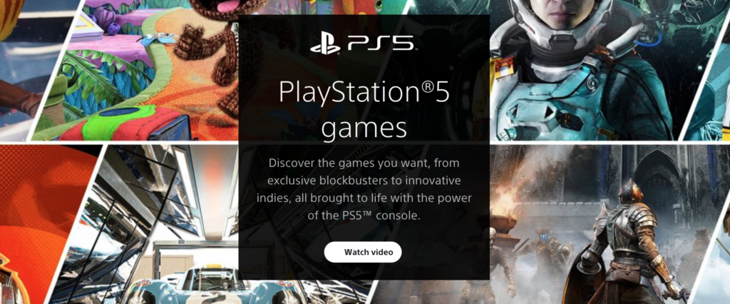 A screenshot from the PlayStation store