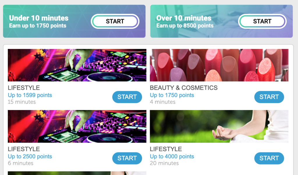 Surveys from Toluna
