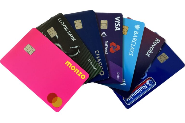 multiple bank cards