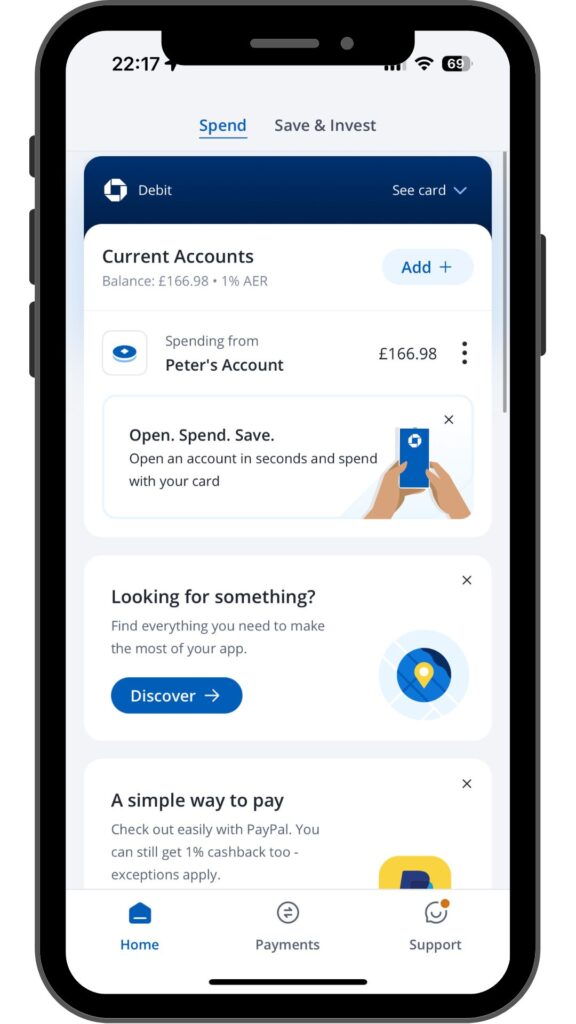 My Chase account