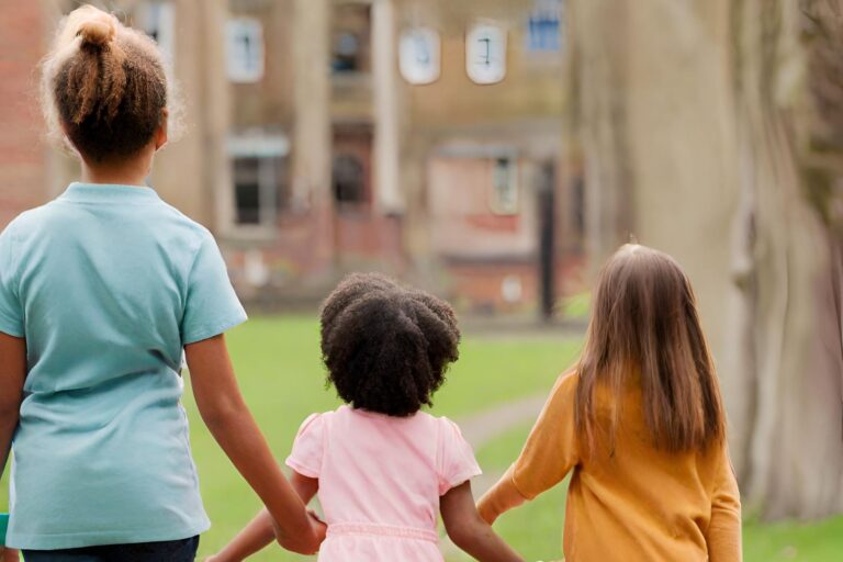 Children walking