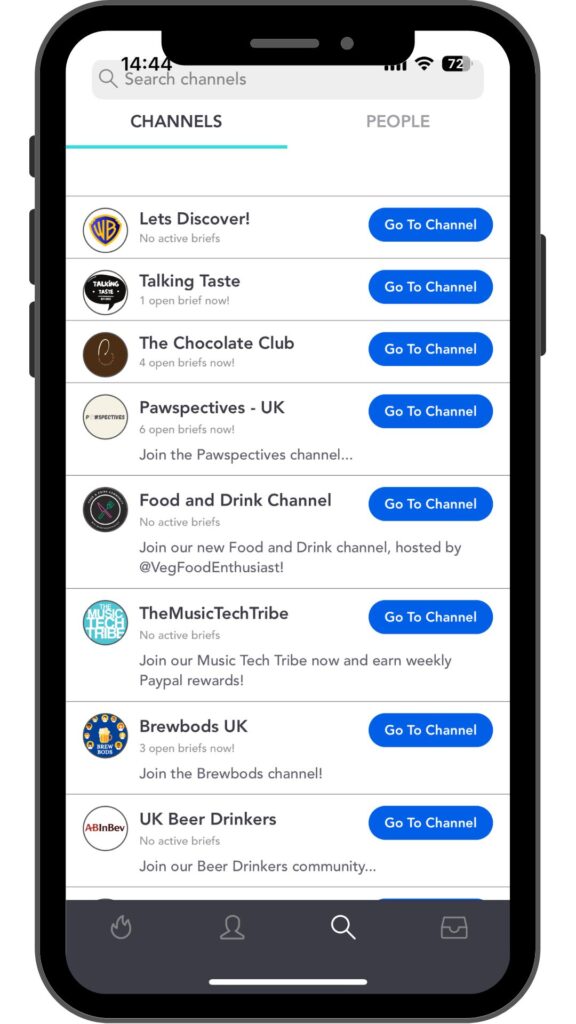 List of Bulbshare channels