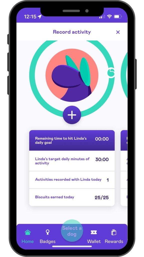 walking goal for our dog