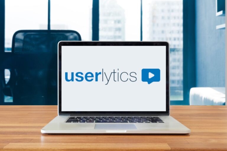 Userlytics on a laptop