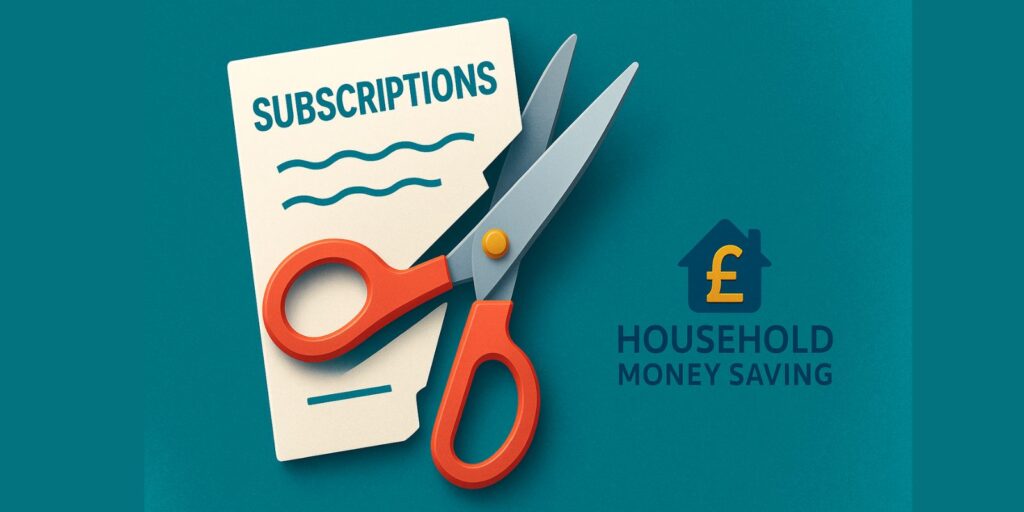 Scissors cutting subscriptions