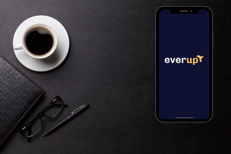 EverUp app on table