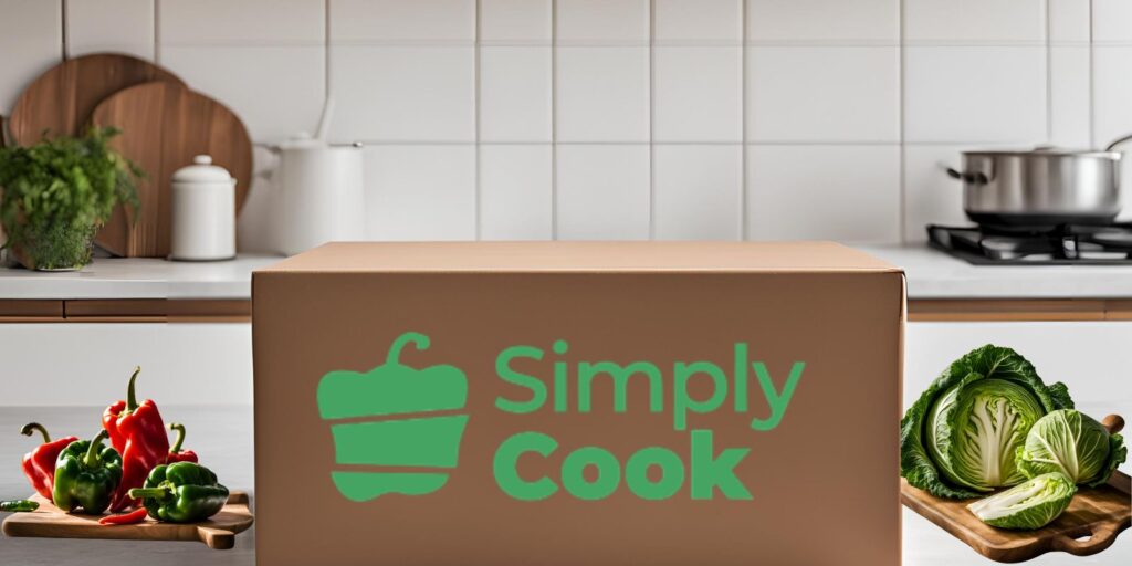 Simply Cook box in a kitchen