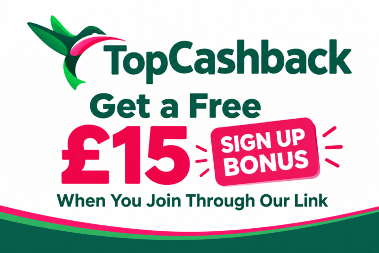 TopCashback referral offer
